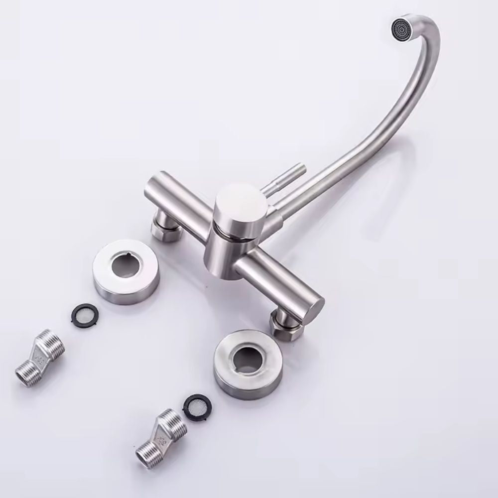 Torneira Gourmet Parede Inox Monocomando