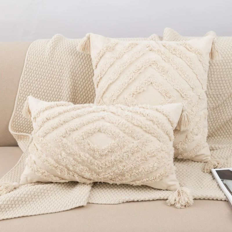 Capa de Almofada bege