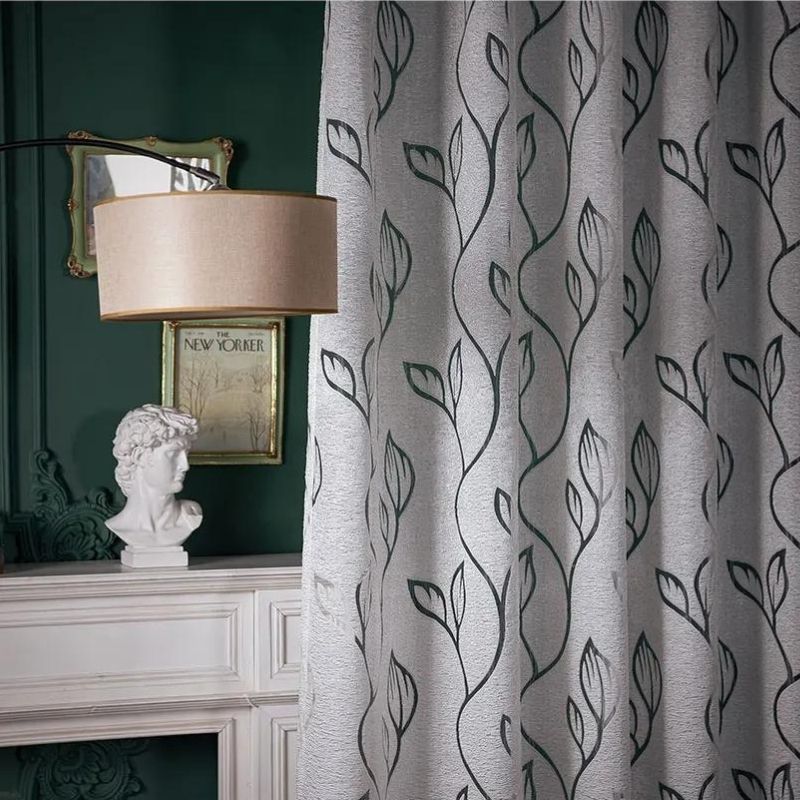 Cortina Para Sala e Quarto Cinza