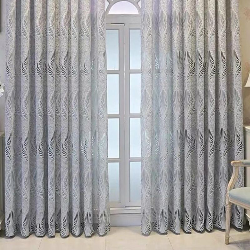 Cortina Para Sala e Quarto cinza