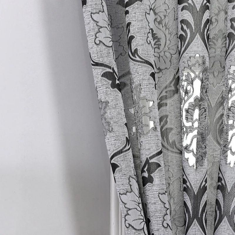 Cortina Para Sala e Quarto Cinza