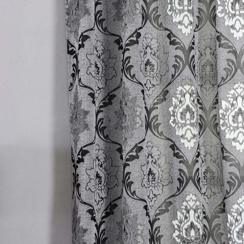 Cortina Para Sala e Quarto Cinza