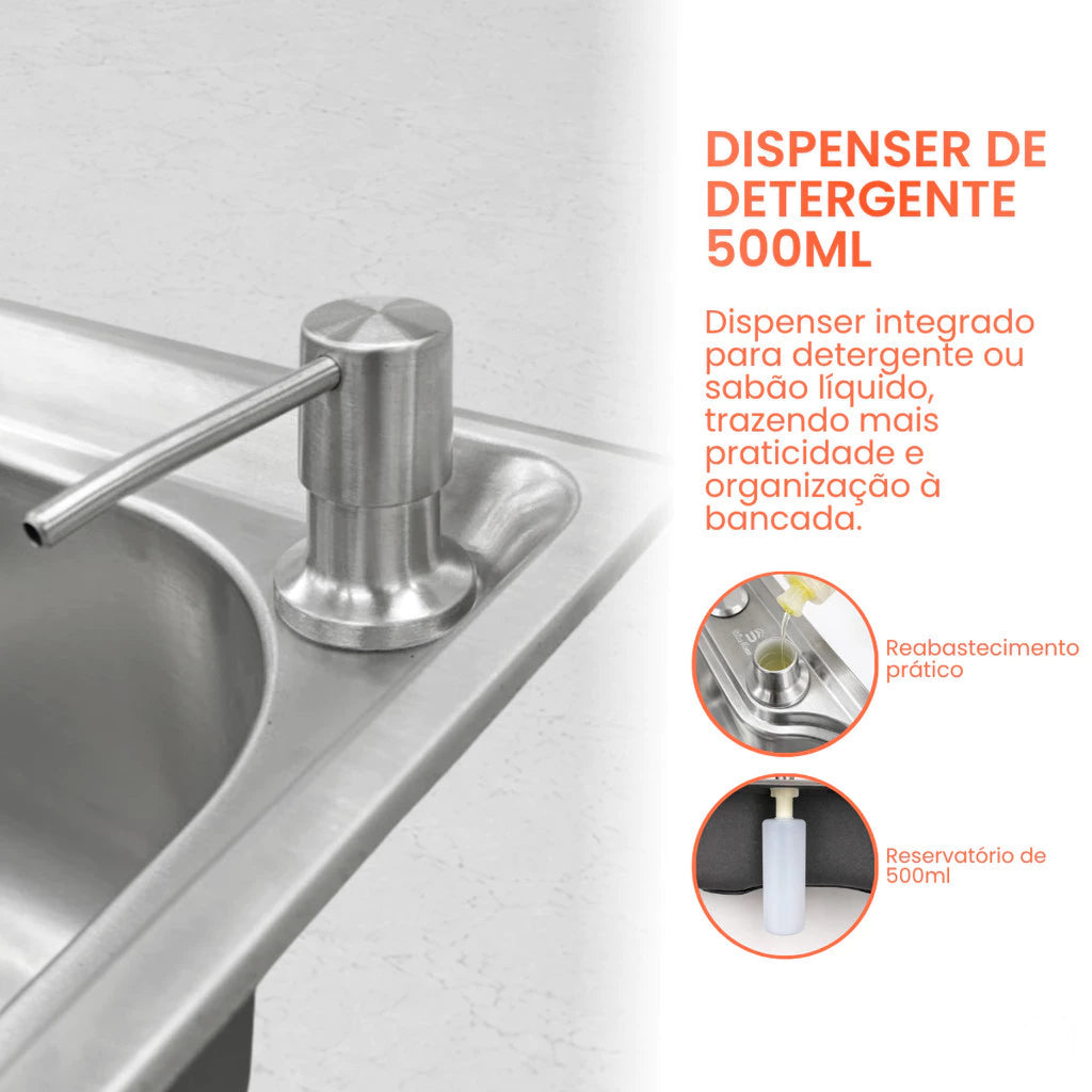 cuba cozinha dupla gourmet inox 78x43 mezanino 5