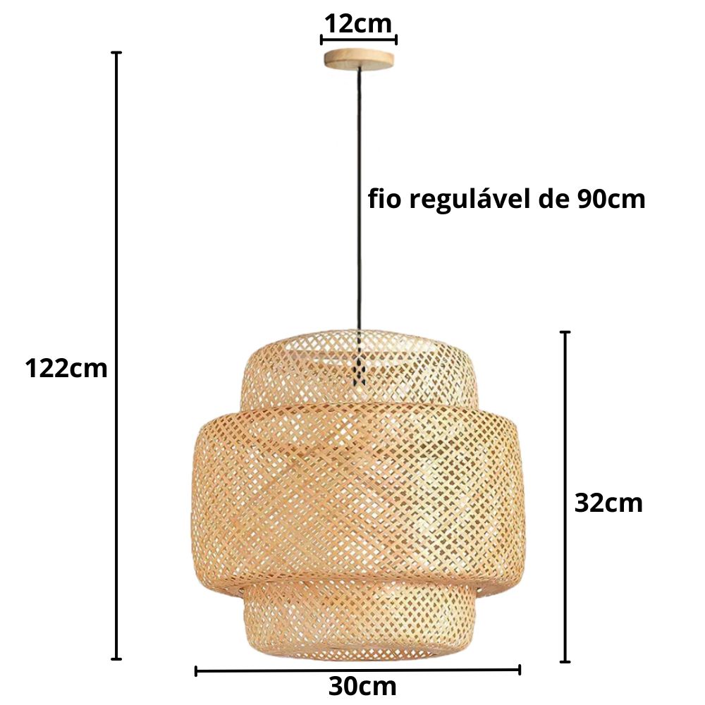 luminária de teto pendente