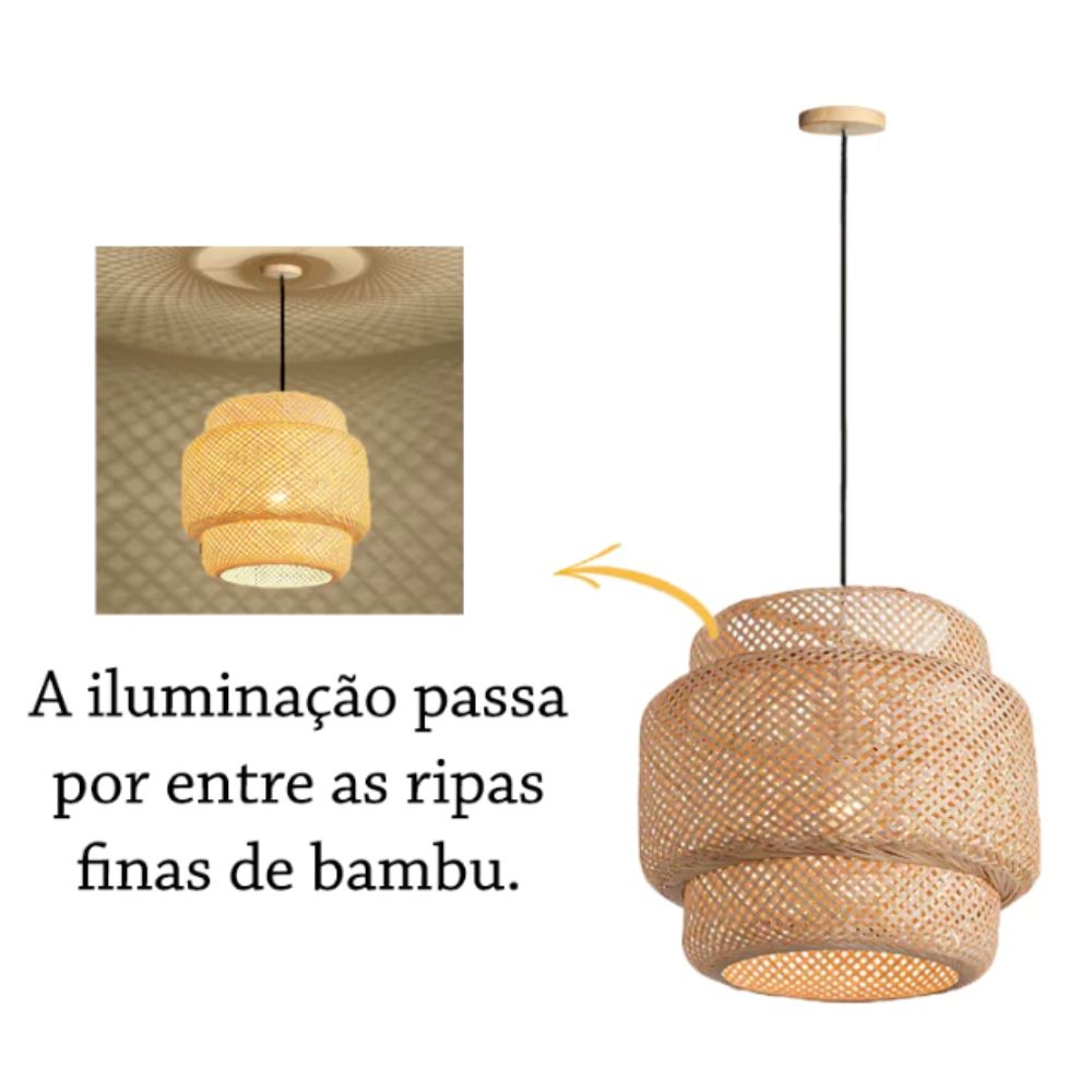 luminária de teto pendente