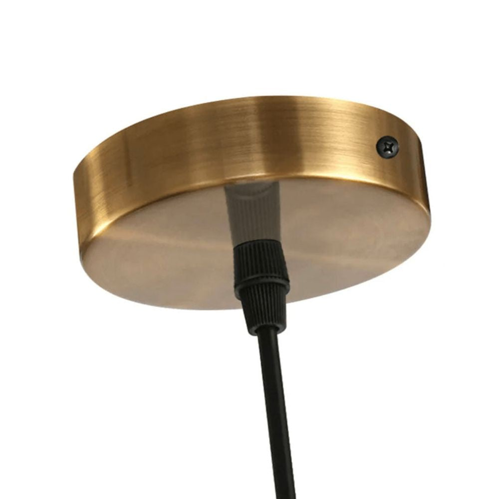 luminária de teto pendente de vidro