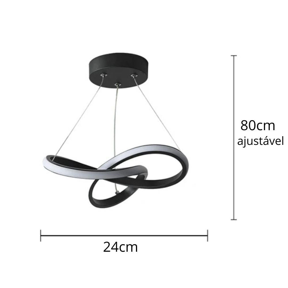 luminária de teto pendente