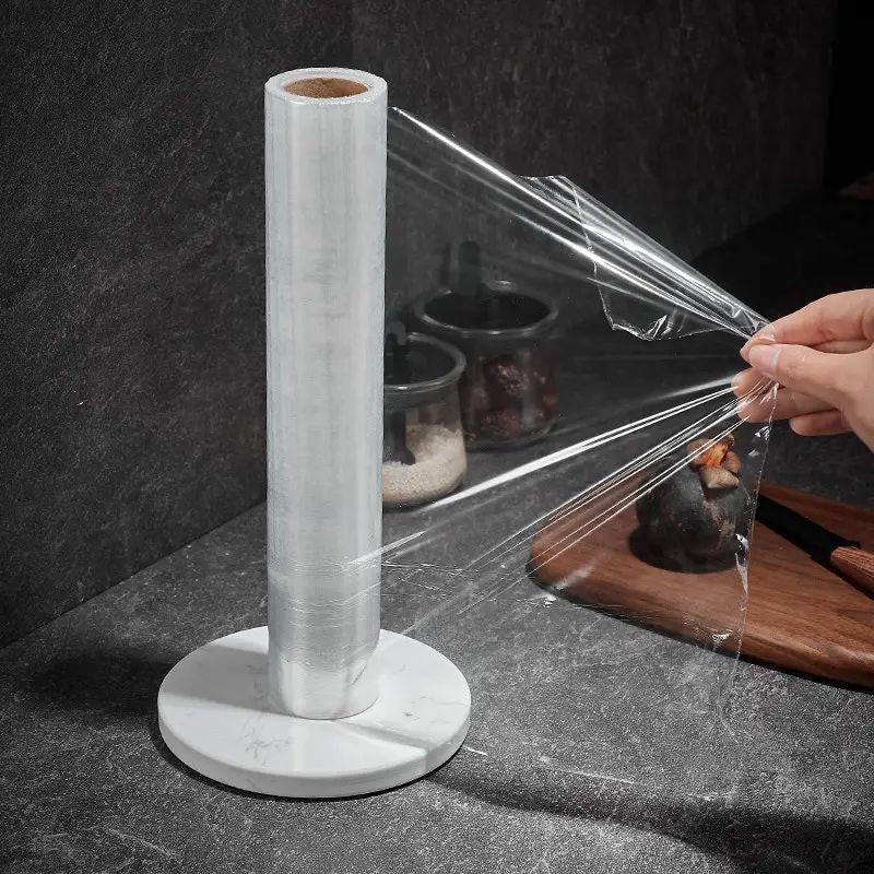 porta papel toalha para cozinha metálico com base de mármore