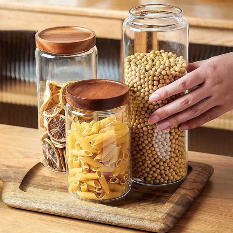 Pote Hermético de Vidro com Tampa