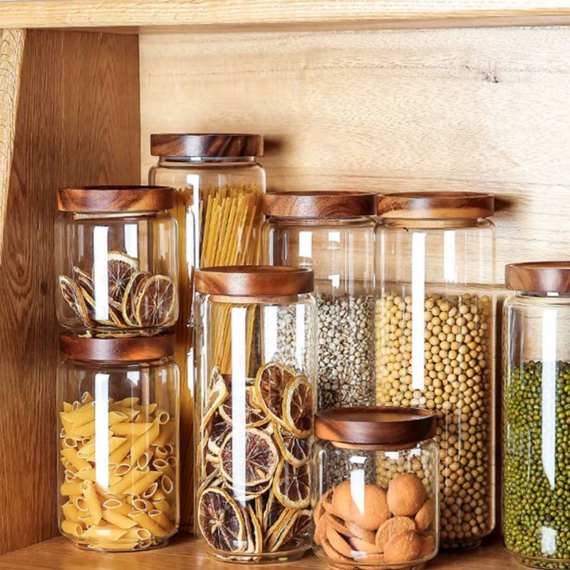 Pote Hermético de Vidro com Tampa