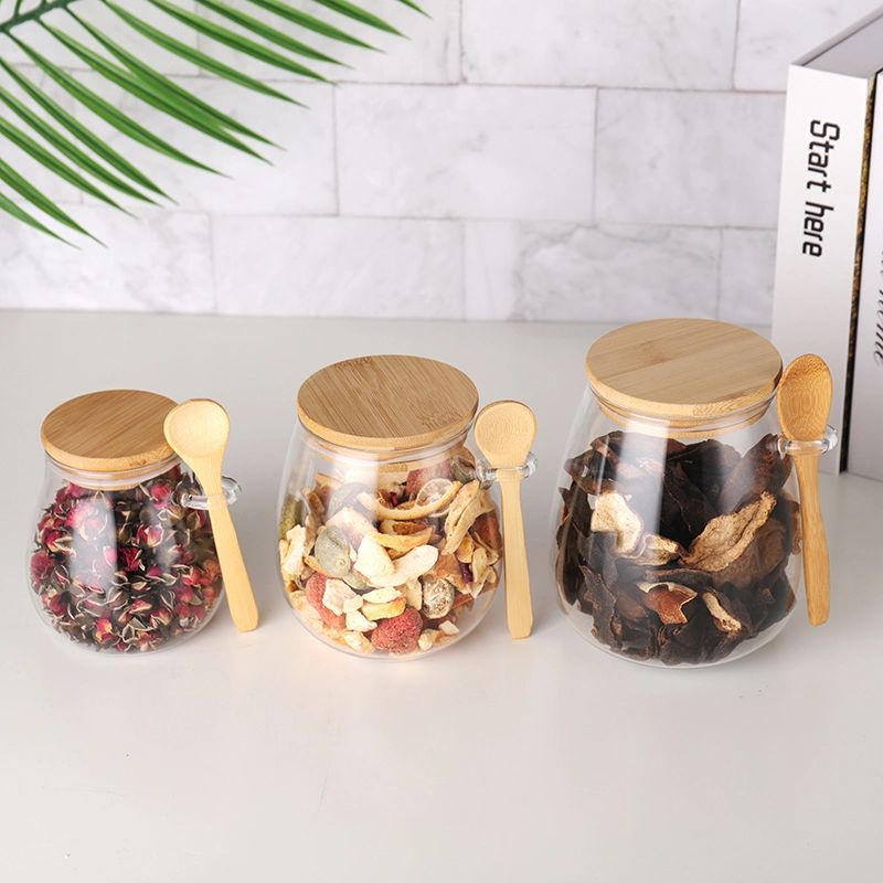 Pote Hermético de Vidro com Tampa