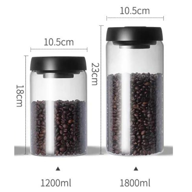 Pote Hermético de Vidro com Tampa