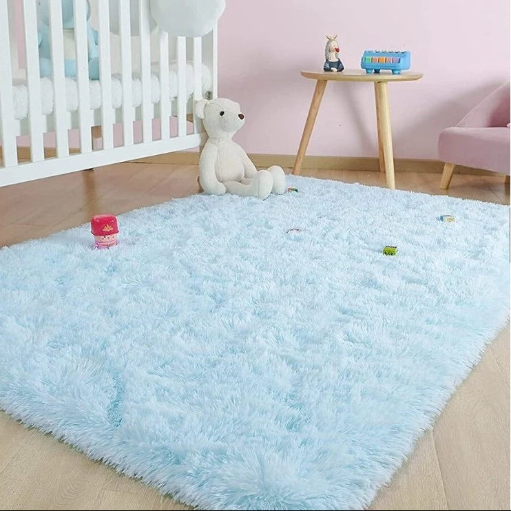 tapete infantil felpudo azul bebê 1