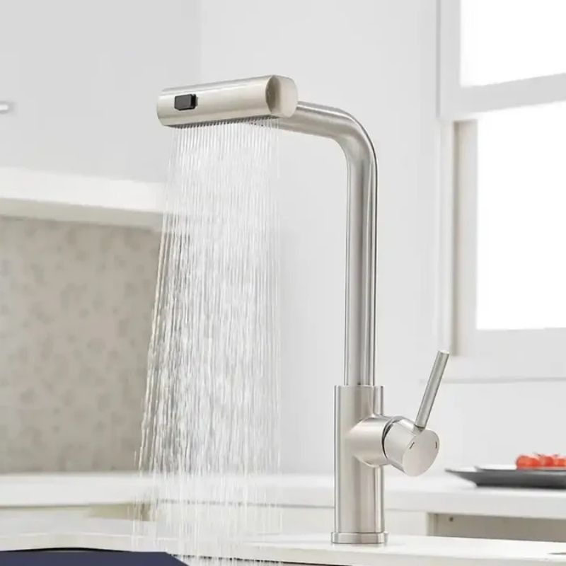 torneira gourmet prata