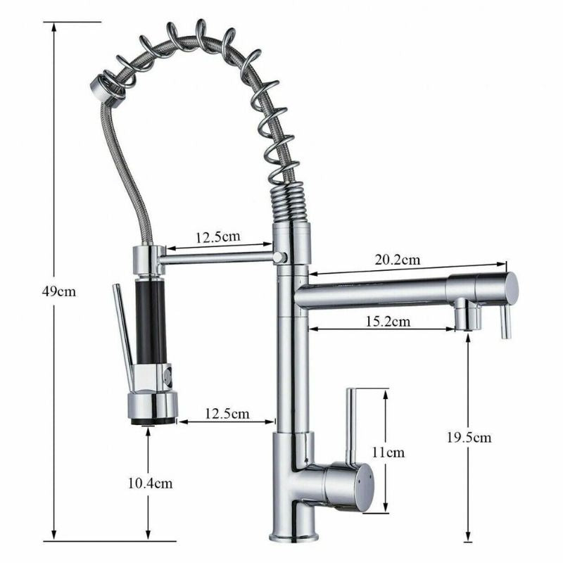 torneira gourmet prata