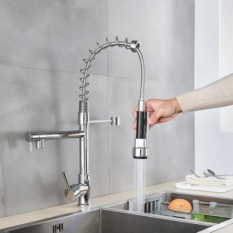 torneira gourmet prata