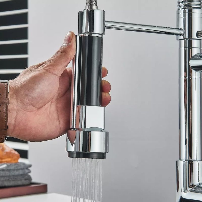 torneira gourmet prata