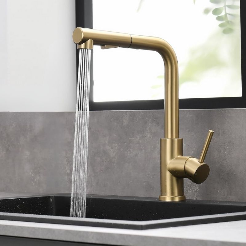 torneira gourmet dourada