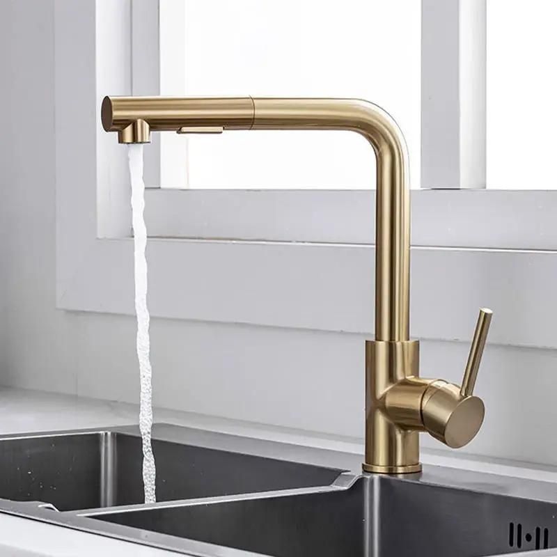 torneira gourmet dourada