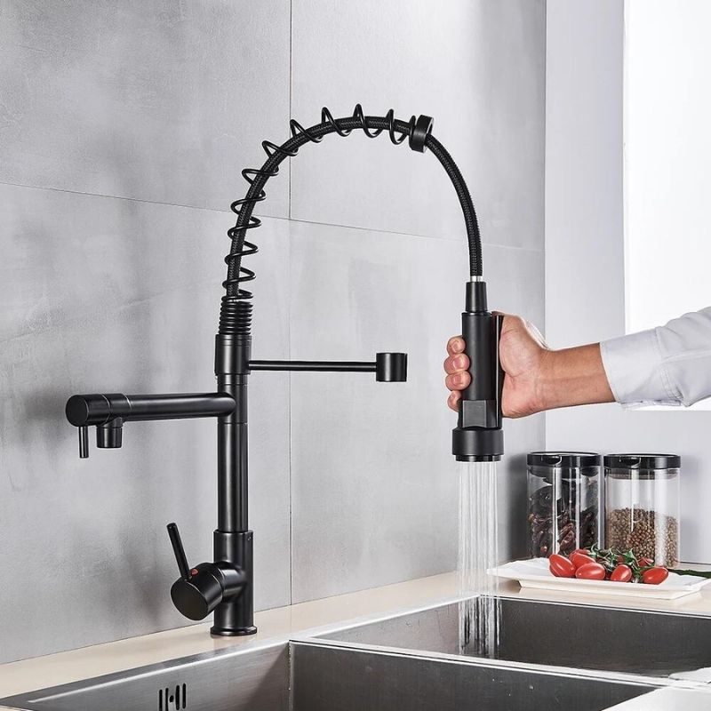 torneira gourmet preta