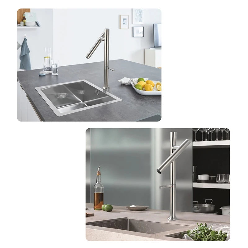 torneira gourmet inox articulada dobrável 5