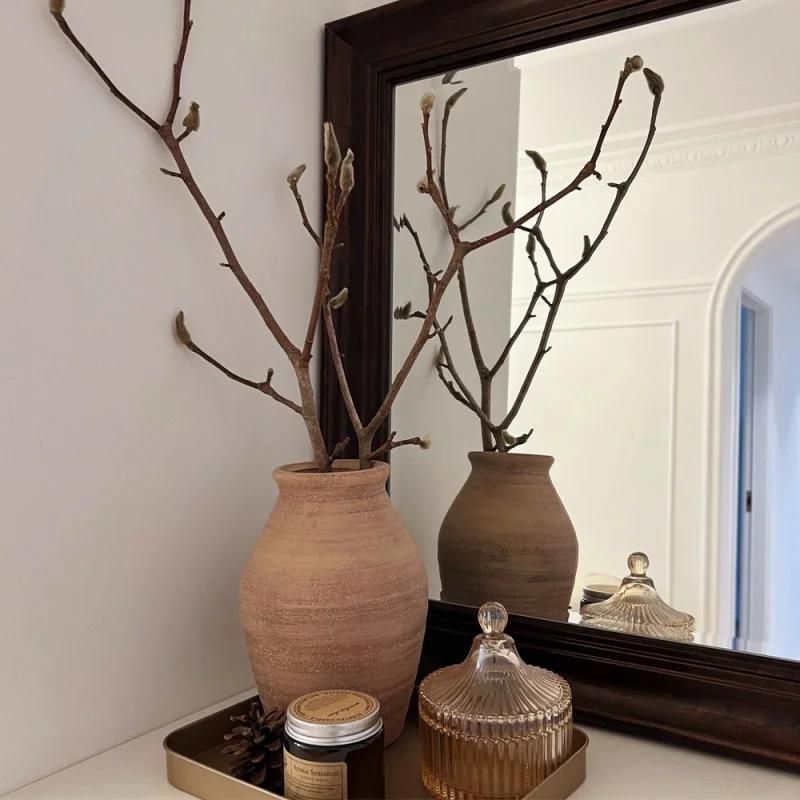 Vaso Decorativo de Porcelana Marrom