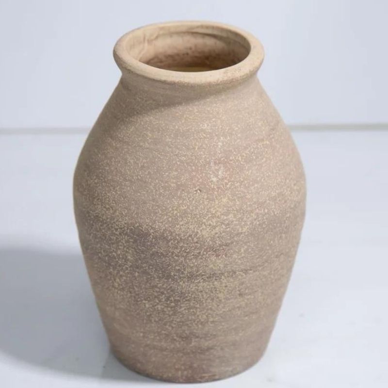 Vaso Decorativo de Porcelana Marrom