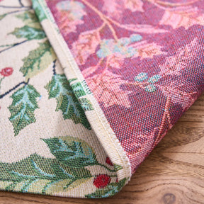 caminho de mesa jacquard natalino azevinho 5