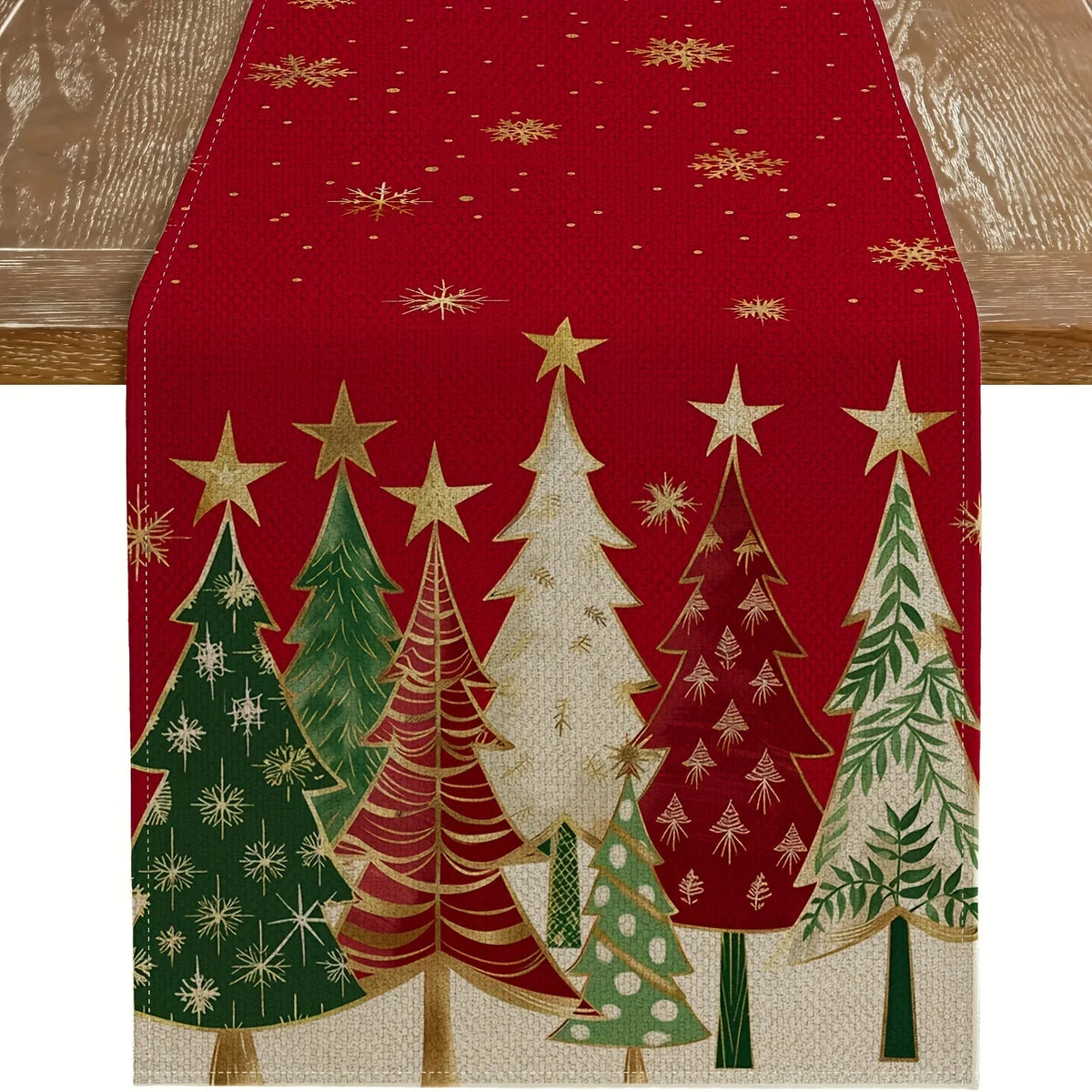 caminho de mesa natalino estampado 1