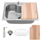 cuba cozinha gourmet inox 50x40 com tabua 2