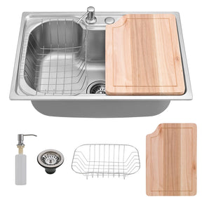 cuba cozinha gourmet inox 50x40 com tabua 2