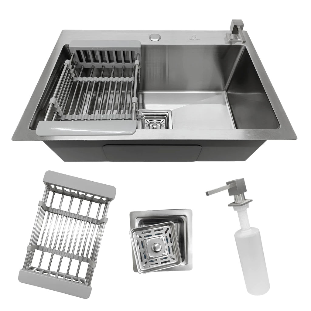 cuba cozinha gourmet inox 60x40 com acessorios aliannce 1
