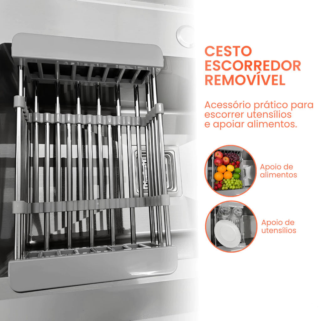 cuba cozinha gourmet inox 60x40 com acessorios aliannce 5