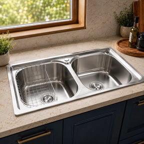 cuba cozinha dupla gourmet inox 78x43 mezanino 2