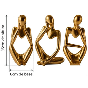 Escultura Pensador Abstrato Panteon