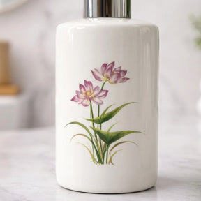 Kit Banheiro Cerâmica Floral Bath