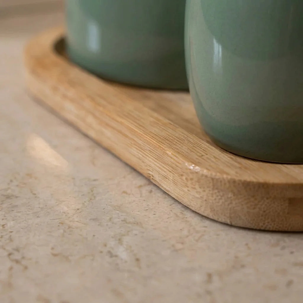Kit Banheiro Cerâmica Verde Maison