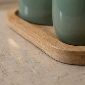 Kit Banheiro Cerâmica Verde Maison