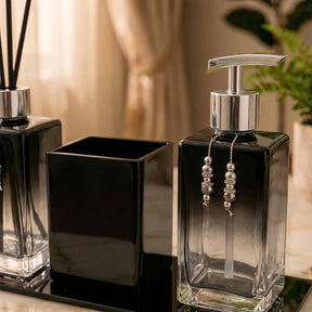 Kit Banheiro Vidro Degradê Black