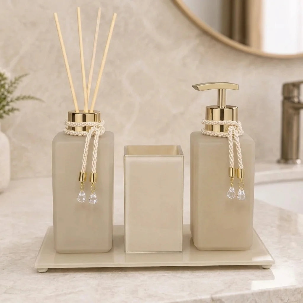 Kit Banheiro Vidro Noble Élite