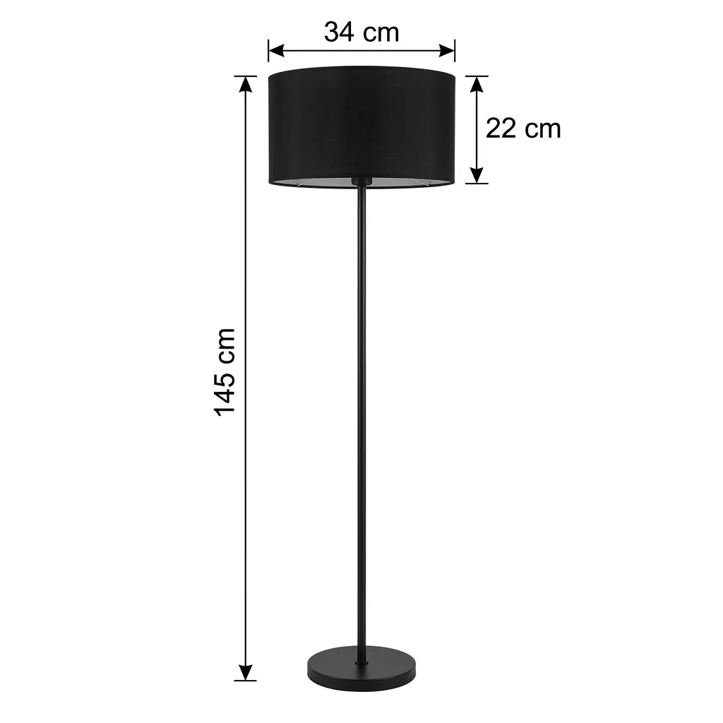 Luminária De Chão Retrô Haste Slim