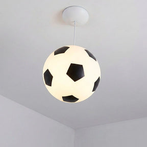 luminária de teto infantil bola futebol 1