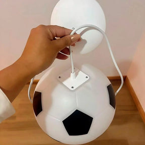 luminária de teto infantil bola futebol 2