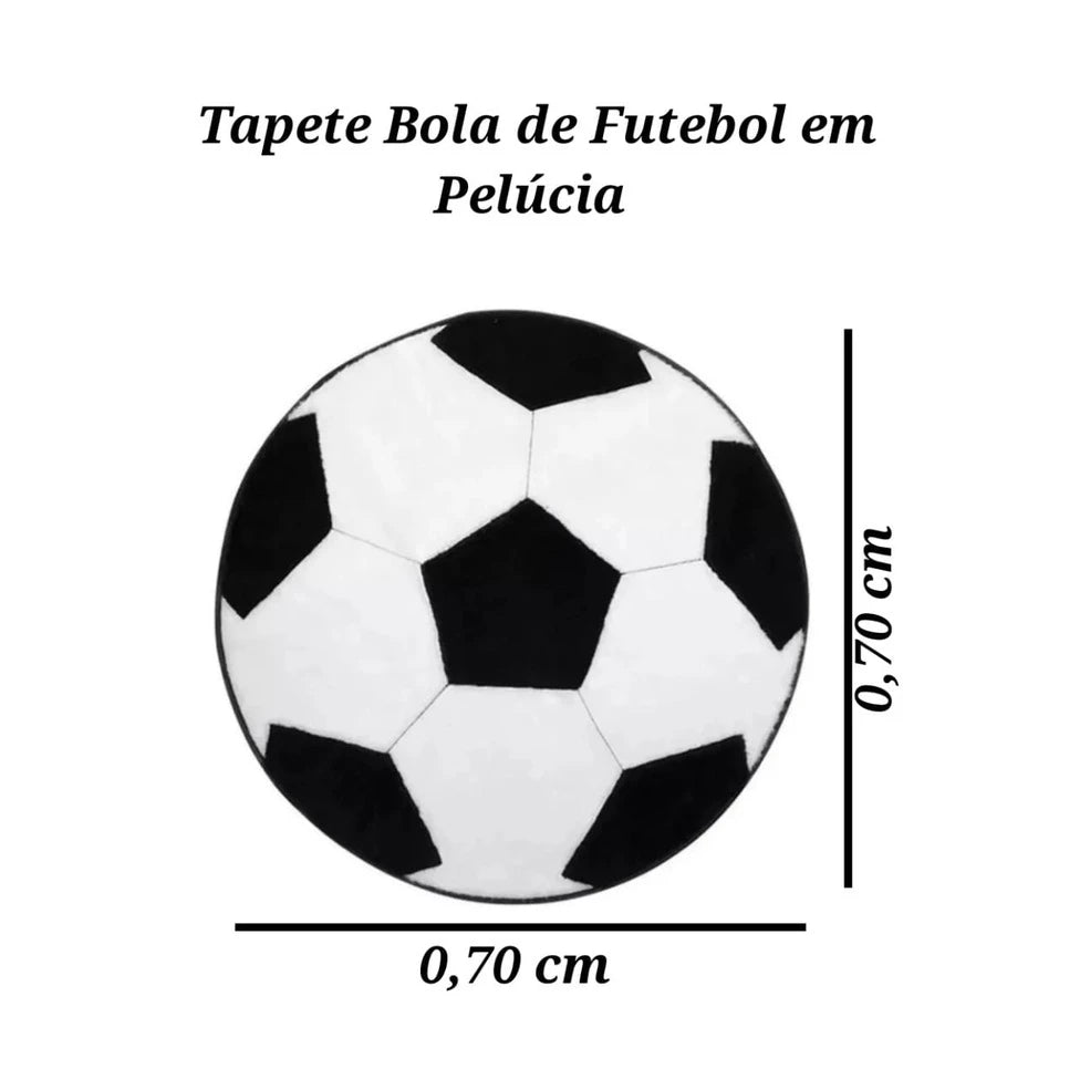 tapete infantil quarto bola futebol 4